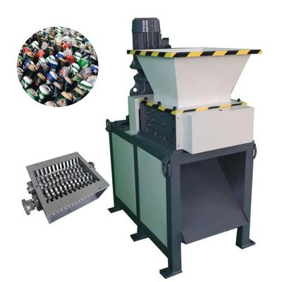 Machine de concassage de plastique et de métal automatique Mini petite machine de concassage de boîtes