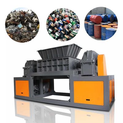 Machine de déchiquetage de déchets métalliques de taille moyenne à faible bruit automatique pour usine / appareil ménager