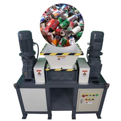 Moteurs jumeaux Machine de concassage de métaux et d'aluminium Protection de l'environnement