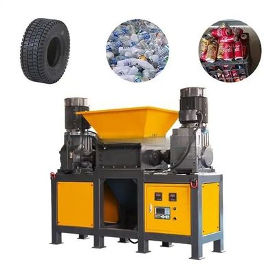 Machine de concassage de bouteilles en PET en plastique à double axe polyvalent / concasseur de recyclage des déchets
