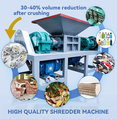 110-130 kg/h Machine de déchiquetage des déchets industriels