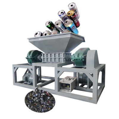 Machine de broyage des déchets alimentaires Grande capacité broyeur à déchets métalliques à double arbre