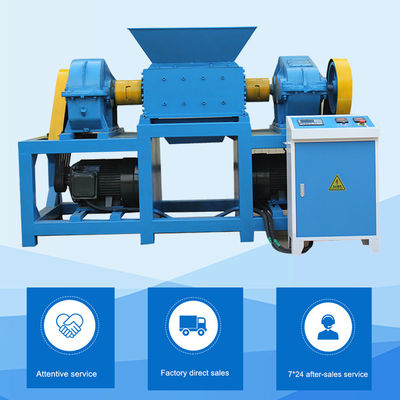5.5kw Mini machine à déchiqueter les déchets métalliques câble vêtements textiles machine à déchiqueter