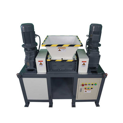 Déchets industriels machine de déchiquetage de plastique double arbre pour palettes de bois