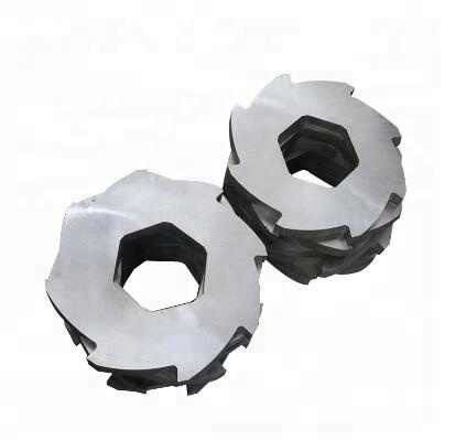 Crusher à double axe pneumatique en caoutchouc plastique spécial recyclage lames de déchiqueteuse industrielle