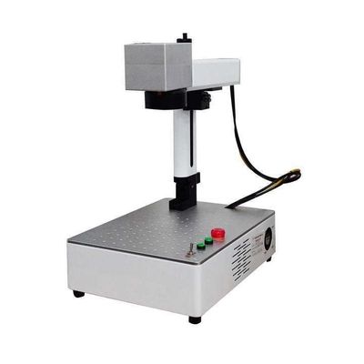 Mini Jpt CO2 Machine de marquage au laser à fibre métallique argent or 30W 50W 100W