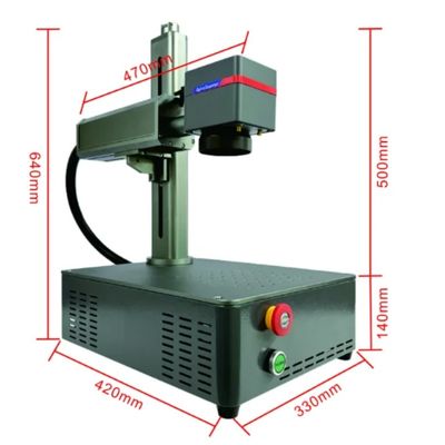 20w 30w 50w Machine de marquage au laser à fibre Portable Machine de gravure de bijoux à bague