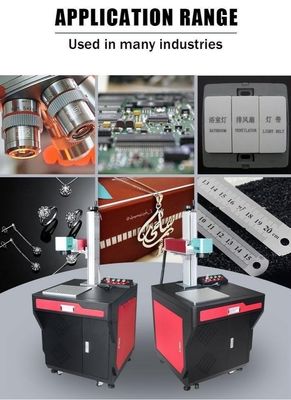 Machine de marquage laser UV de haute précision pour le PVC en plastique métallique 7000 mm/s