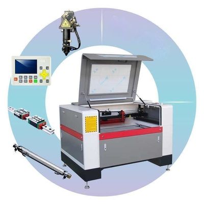 Machine de gravure au laser acrylique de tubes de verre scellés au CO2 80W 60W 100W 130W
