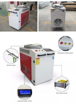 Machine de soudage au laser de métal max 2000W pour le traitement de l'aluminium en acier inoxydable