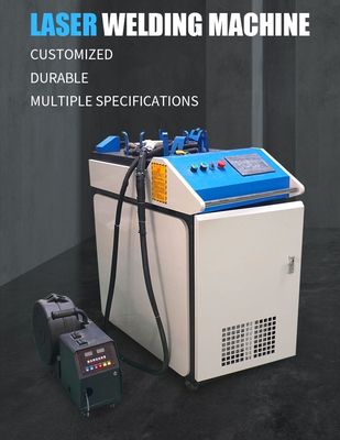 Soudeuse laser métallique en cuivre d'aluminium 3 en 1 machine de soudage à fibre optique