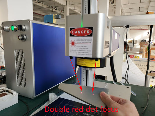 Raycus 20W 30W 50W Machine de marquage au laser argentée pour étiquette Logo clavier métal