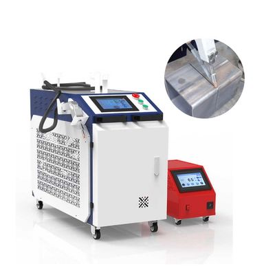 Machine de soudage laser à fibre compacte avec longueur focale de 100 mm pour le soudage de précision