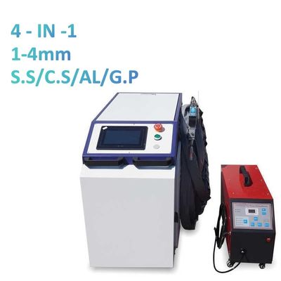 4 en 1 machine de soudage laser à ondes continues pour l'acier métal en aluminium inoxydable