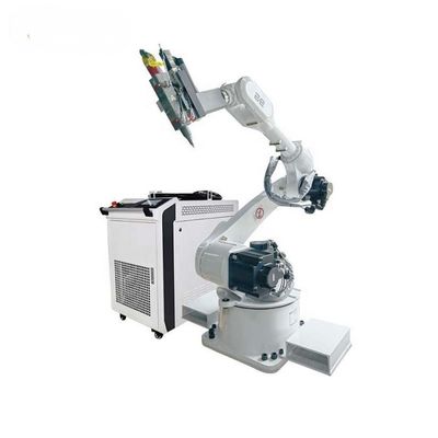 Machine de soudage laser à fibre de précision avec une longueur de bras robot de 1400 mm et un système de refroidissement à l'eau