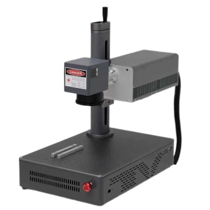 Machine de marquage au laser à fibre UV, machine de marquage au laser portable pour bureau pour le métal / plastique