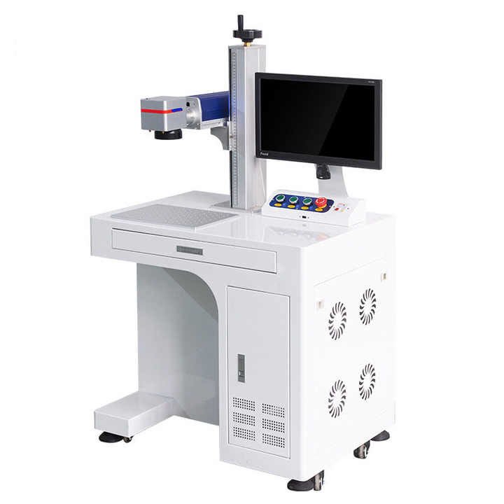 Machine de gravure au laser UV 5W en verre, marqueuse de tissus en papier plastique 220V 50Hz