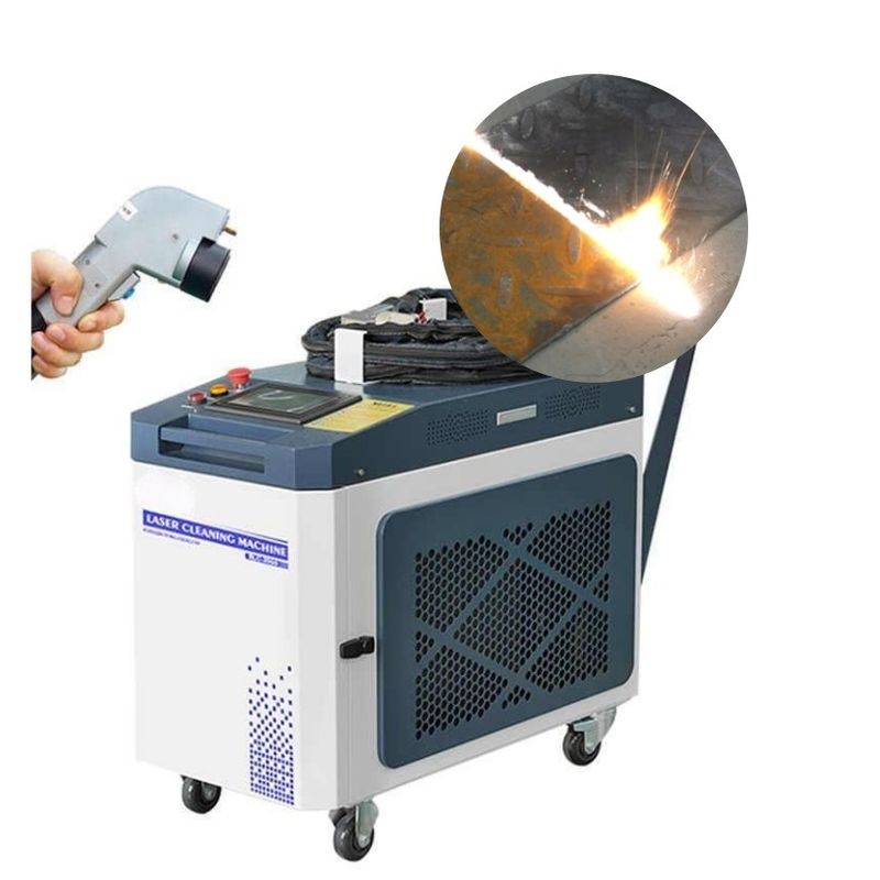 Machine de nettoyage au laser métallique avec une puissance de sortie de 1500 W et un diamètre de tache collimée de 4-6 mm