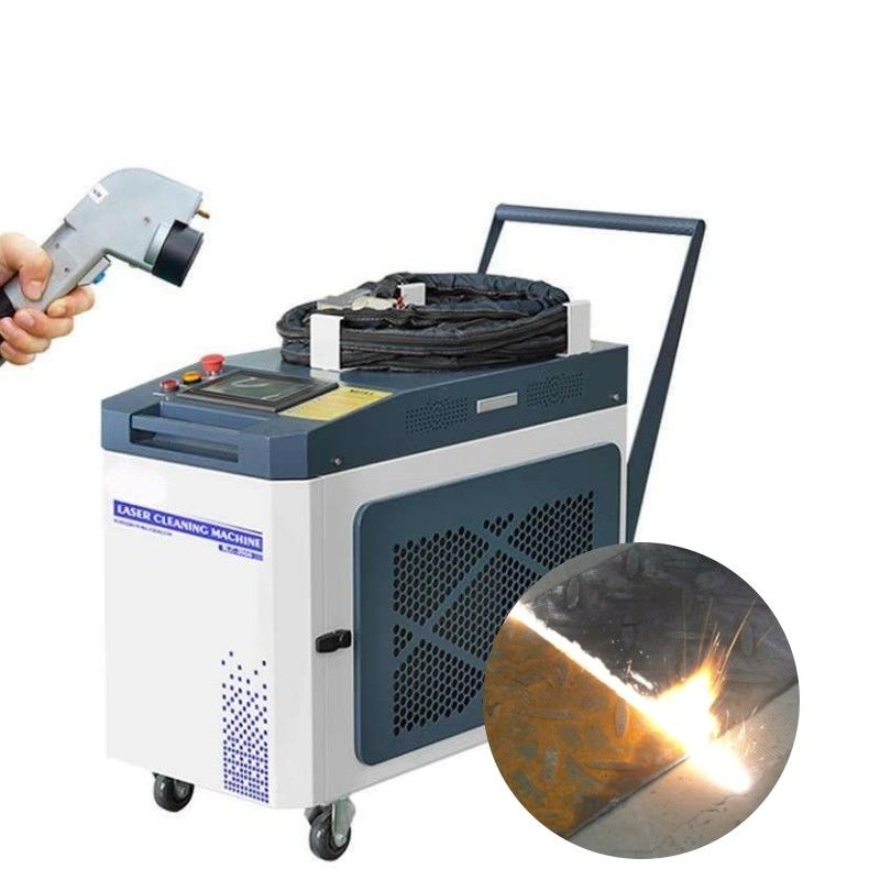Laser de nettoyage de la rouille de 1064 nm de longueur d'onde centrale de 2000 W pour les tâches lourdes d'élimination de la rouille