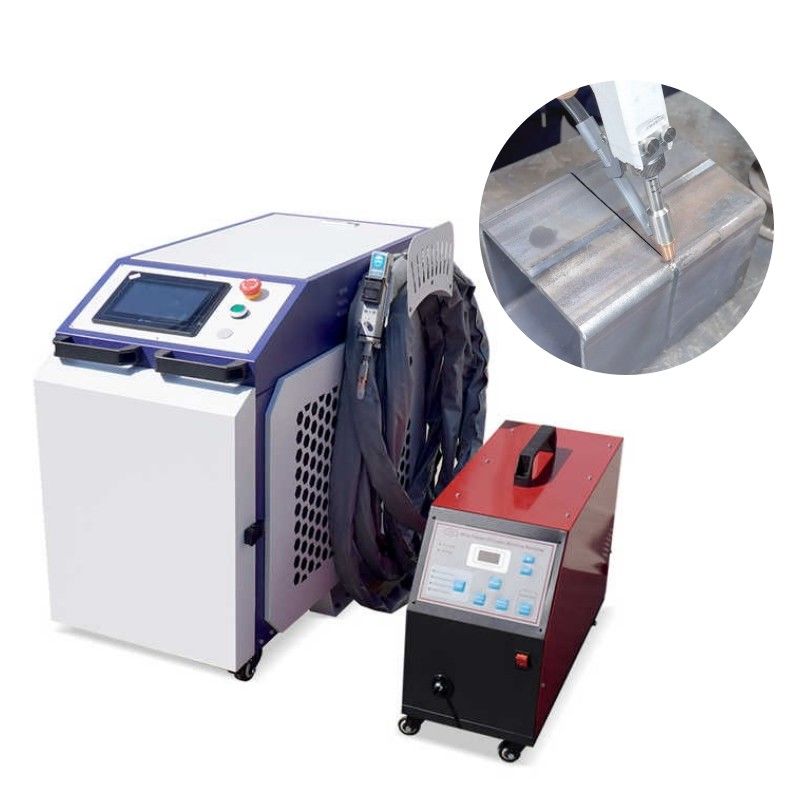Machine de soudage au laser portable soudeur laser portatif à fibre de 1500w pour l'aluminium en acier inoxydable métallique