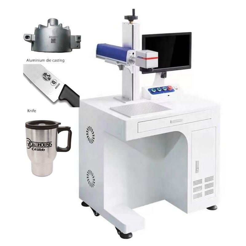Fabrique fournisseur gravureuse rotative 60 Watt Jpt Fibre 20w 30w 50w 100w machine de marquage au laser